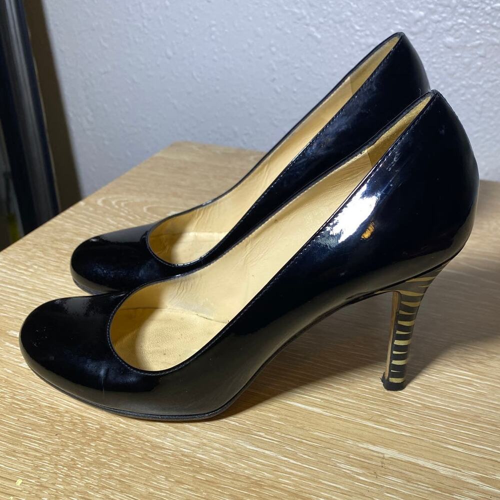 kate Spade Vero Cuoio made in Italy pumps decorate heel size 7.5 B